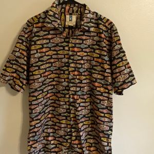 KAHALA Hawaiian Islands print shirt short sleeve